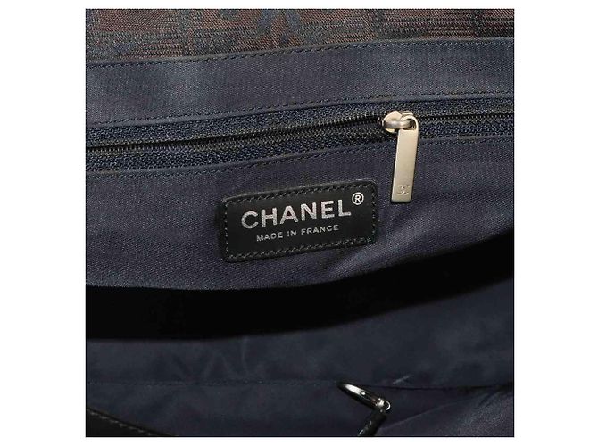 Borsa Chanel New Travel Line Tote PM Nero Marrone scuro - vista 7