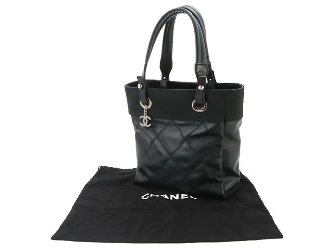 Bolso Chanel Paris Biarritz PM Tote Negro - vista 2