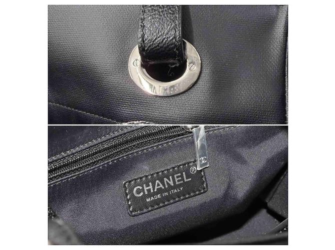 Bolso Chanel Paris Biarritz PM Tote Negro - vista 8