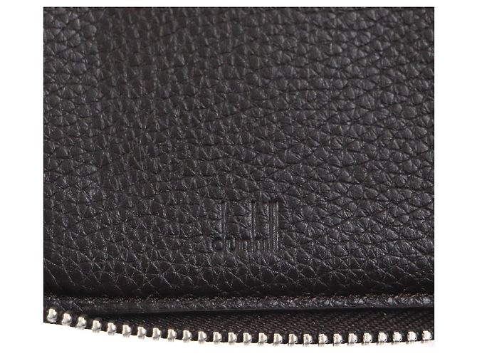 Alfred Dunhill Dunhill Boston Leather Long Wallet Dark brown - view 10