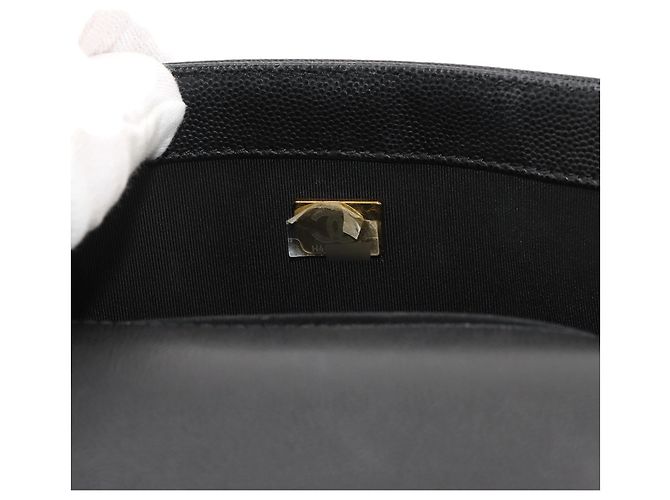 Bolso de hombro Chanel Boy Small con cadena Negro - vista 9