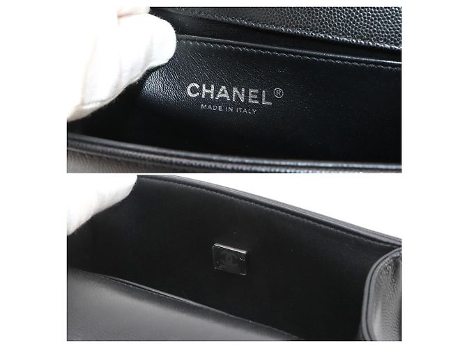Chanel Boy Small Schultertasche mit Kette Schwarz - Ansicht 9