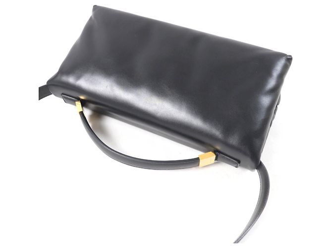Borsa a tracolla Marni in pelle nera Nero - vista 6