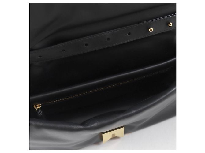Borsa a tracolla Marni in pelle nera Nero - vista 9
