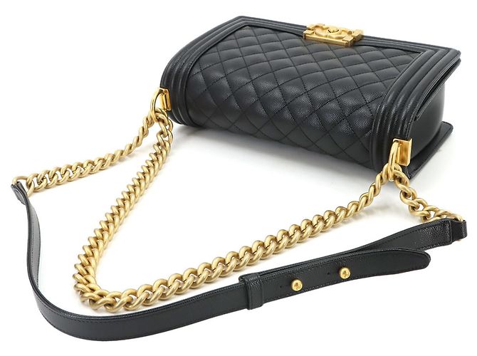 Chanel Boy Chain Schultertasche Schwarz - Ansicht 5