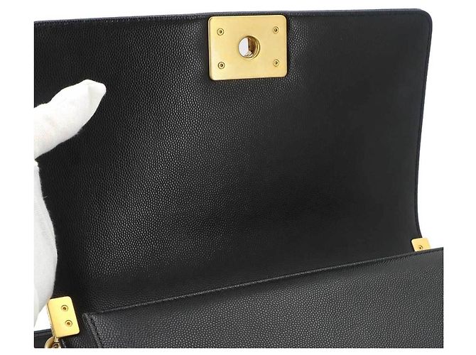 Chanel Boy Chain Schultertasche Schwarz - Ansicht 6