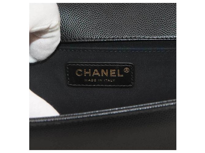 Chanel Boy Chain Schultertasche Schwarz - Ansicht 8