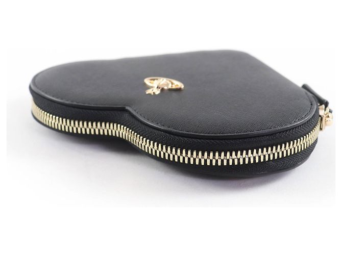 Borsa a tracolla Vivienne Westwood Saffiano New Heart Nero - vista 6