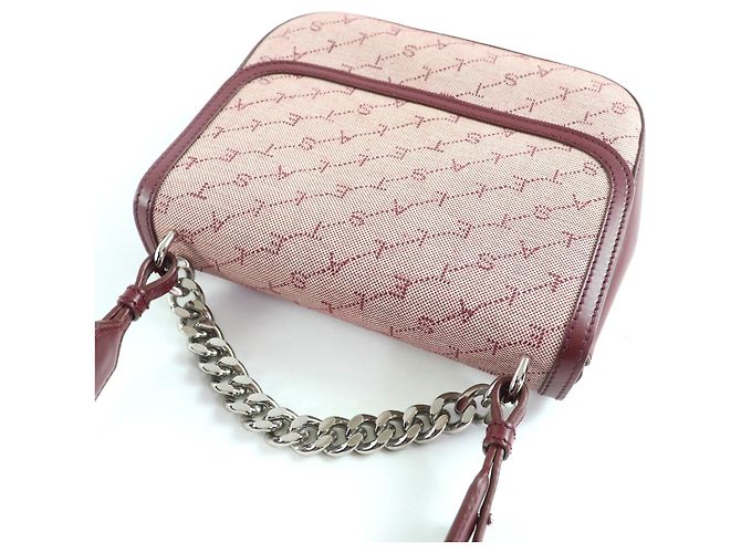 Stella Mc Cartney Borsa a tracolla Stella McCartney in tela logo Bordeaux Bordò - vista 5
