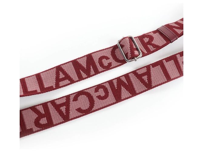 Stella Mc Cartney Borsa a tracolla Stella McCartney in tela logo Bordeaux Bordò - vista 7