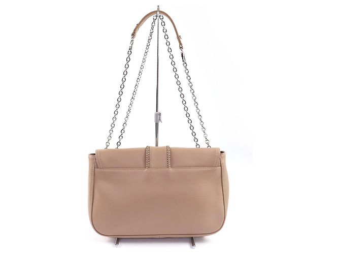Borsa a mano in pelle Longchamp Amazone Chain Marrone - vista 3