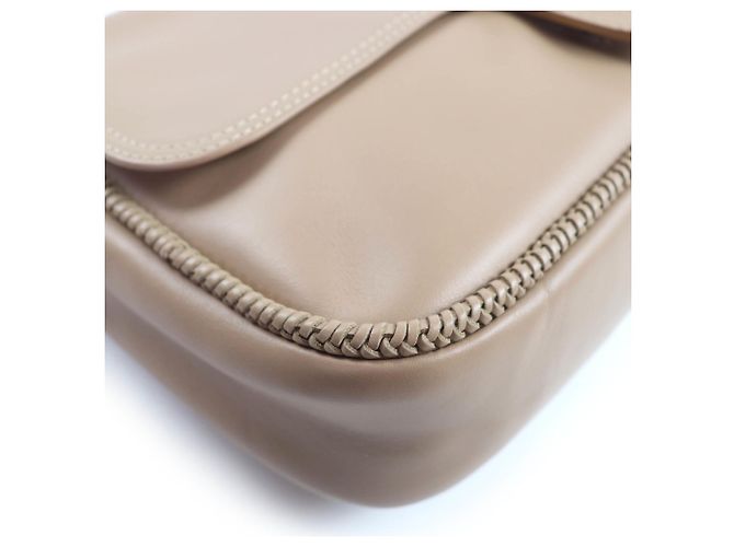 Borsa a mano in pelle Longchamp Amazone Chain Marrone - vista 7