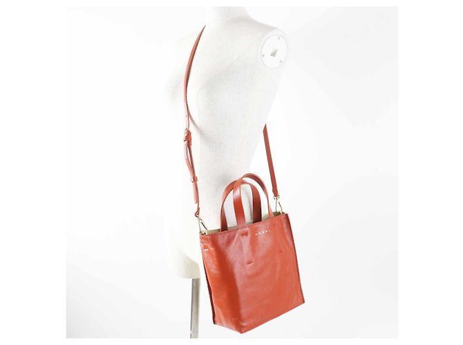 Borsa a tracolla Marni Museo Mini in tela e pelle Multicolore - vista 2