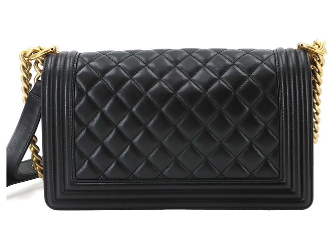 Chanel Boy Chain Schultertasche Schwarz - Ansicht 2