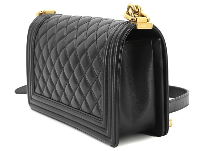 Chanel Boy Chain Schultertasche Schwarz - Ansicht 3