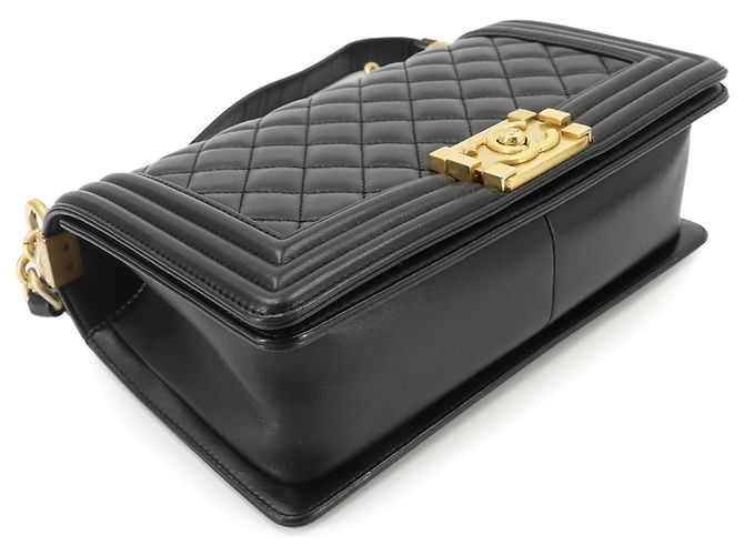 Chanel Boy Chain Schultertasche Schwarz - Ansicht 4
