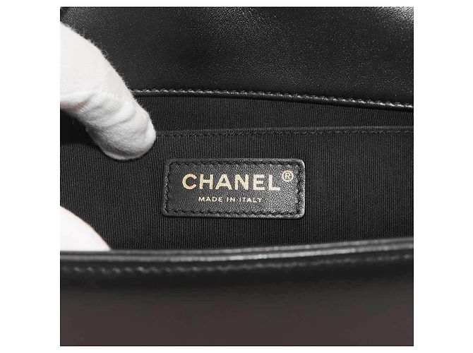 Chanel Boy Chain Schultertasche Schwarz - Ansicht 8