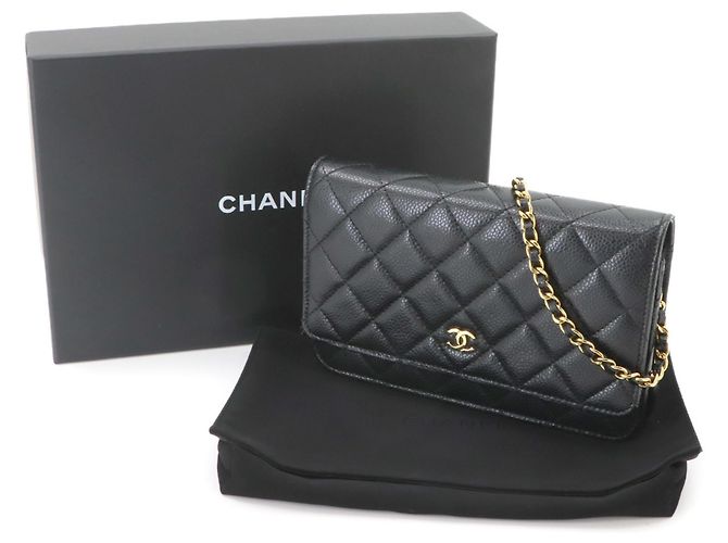 Cartera de cadena clásica Chanel Matelassé Negro - vista 2
