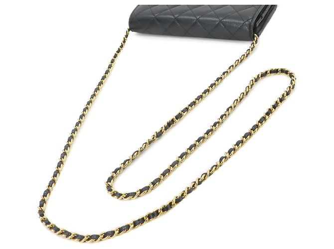 Cartera de cadena clásica Chanel Matelassé Negro - vista 5