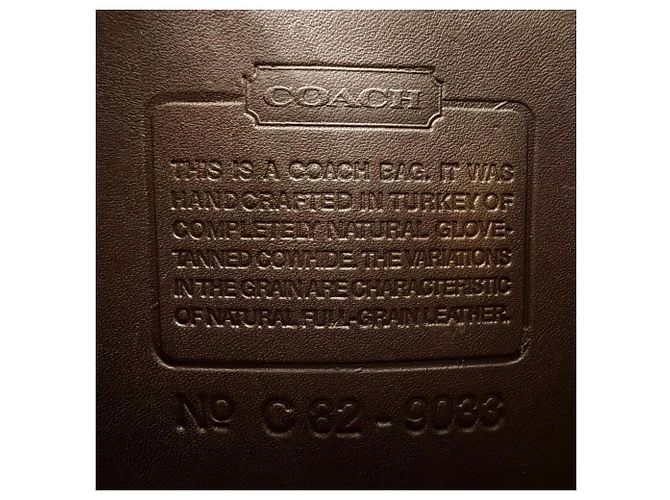 COACH Old Coach 9033 Ergo Borsa a tracolla in pelle marrone - vista 11