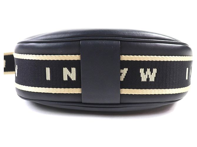 Borsa a tracolla Marni in pelle nera Nero - vista 5