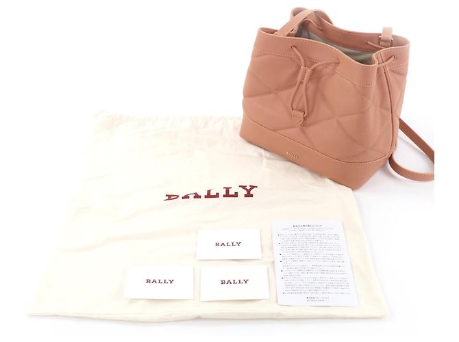 Bally Quincey gesteppte Leder-Schultertasche Pink - Ansicht 2