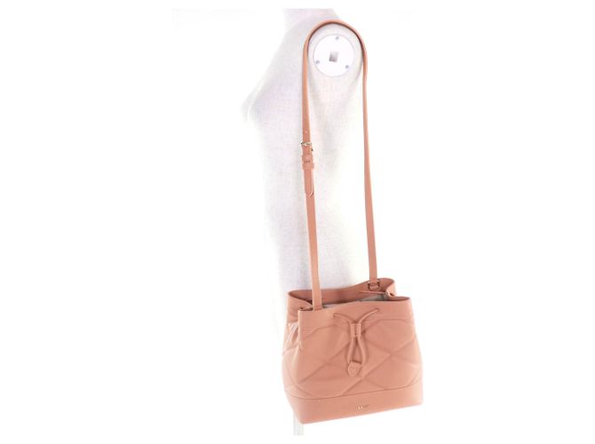 Bally Quincey gesteppte Leder-Schultertasche Pink - Ansicht 4