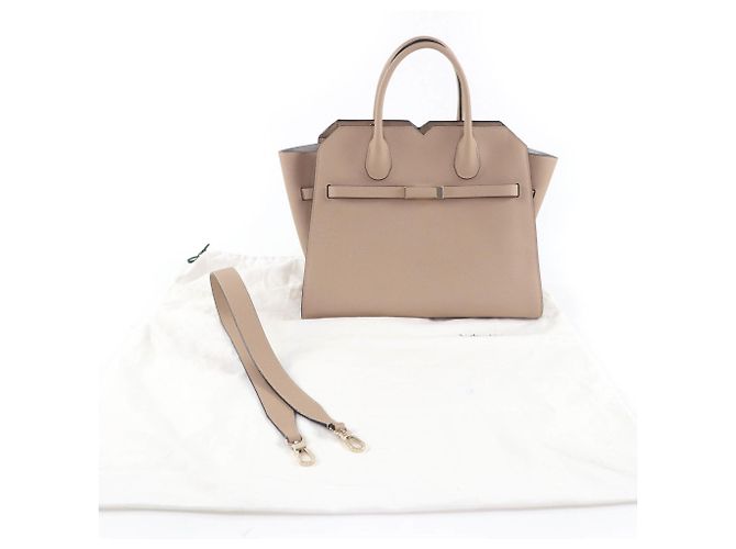 Borsa Valextra Milano Grigio - vista 2
