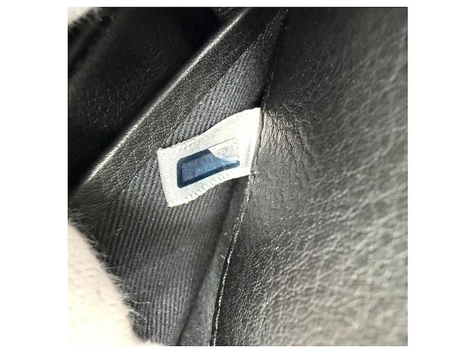 Jimmy Choo Schulterbrieftasche aus Leder mit Strass-Kettenriemen Schwarz - Ansicht 11