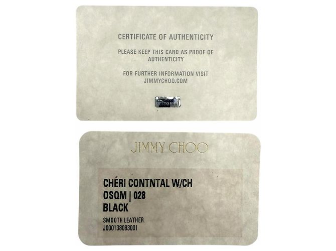 Jimmy Choo Schulterbrieftasche aus Leder mit Strass-Kettenriemen Schwarz - Ansicht 13