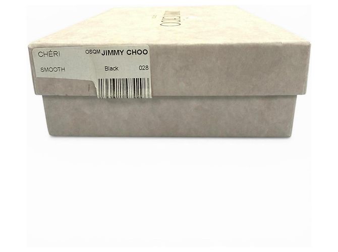 Jimmy Choo Schulterbrieftasche aus Leder mit Strass-Kettenriemen Schwarz - Ansicht 14