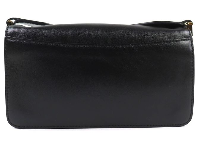Marni SBMP0124Q6 Borsa a tracolla Trunk Soft EW in pelle Nero - vista 3