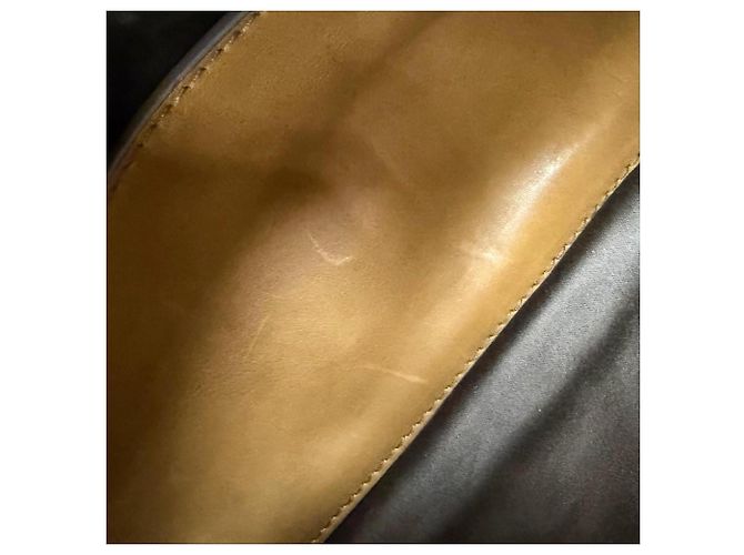 Borsa Miu Miu con manico superiore in pelle antique e logo Marrone - vista 12