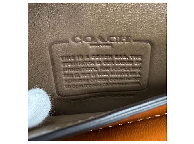 COACH CC416 Bandit Schultertasche Braun - Ansicht 14