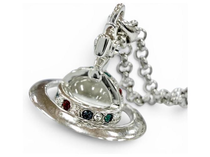 Collana Small Orb Vivienne Westwood Argento - vista 2