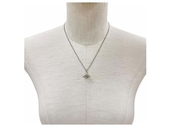 Collana Small Orb Vivienne Westwood Argento - vista 3
