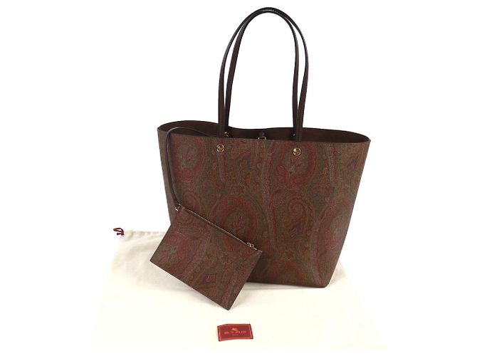 ETRO Essential Maxi Bag Marrom - vista 2