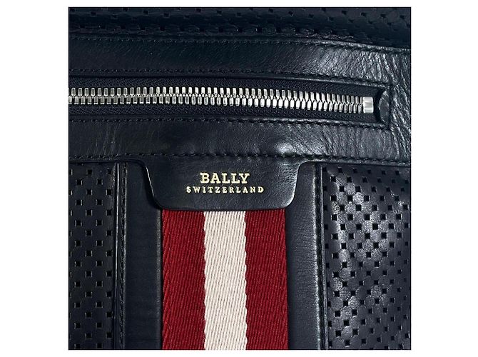 Sac cabas 2-Way Bally Othamari-LG en cuir de veau Noir - vue 10