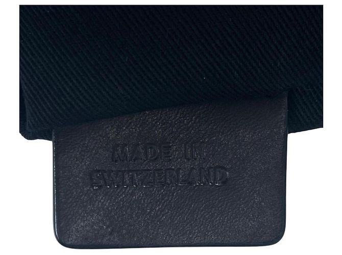 Sac cabas 2-Way Bally Othamari-LG en cuir de veau Noir - vue 13