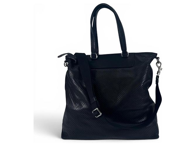 Sac cabas 2-Way Bally Othamari-LG en cuir de veau Noir - vue 3