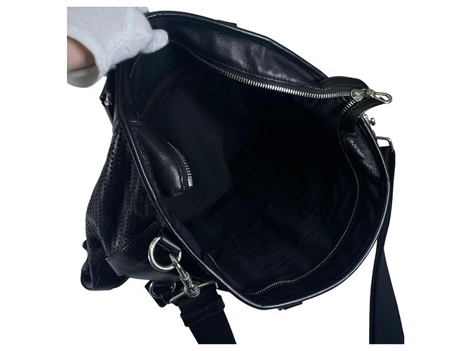Sac cabas 2-Way Bally Othamari-LG en cuir de veau Noir - vue 4