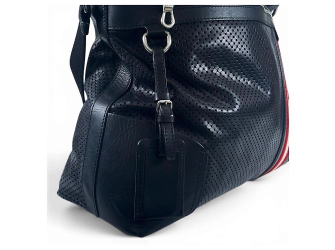 Sac cabas 2-Way Bally Othamari-LG en cuir de veau Noir - vue 9