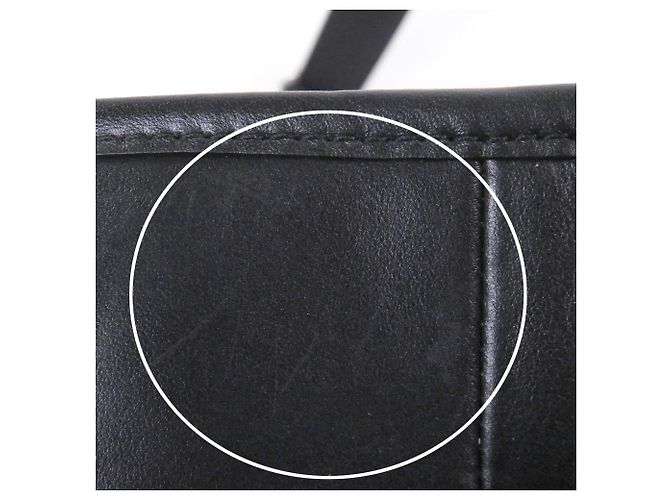 Borsa a tracolla Coach F29032 in pelle Herringbone Marrone Nero - vista 11