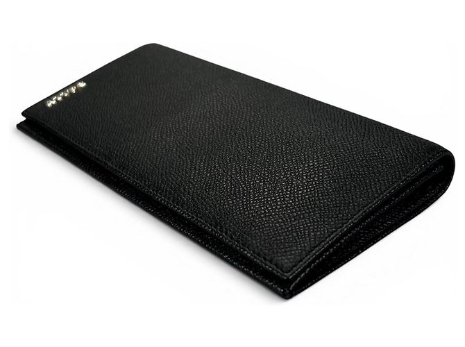 BALLY LALIRO Leather Long Wallet Black - view 4