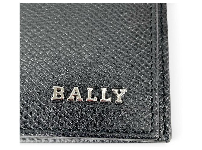 BALLY LALIRO Leather Long Wallet Black - view 9
