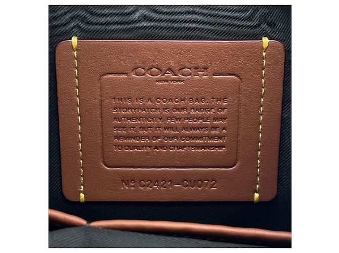 Coach CU072 LGUE Flap Backpack Black - view 11
