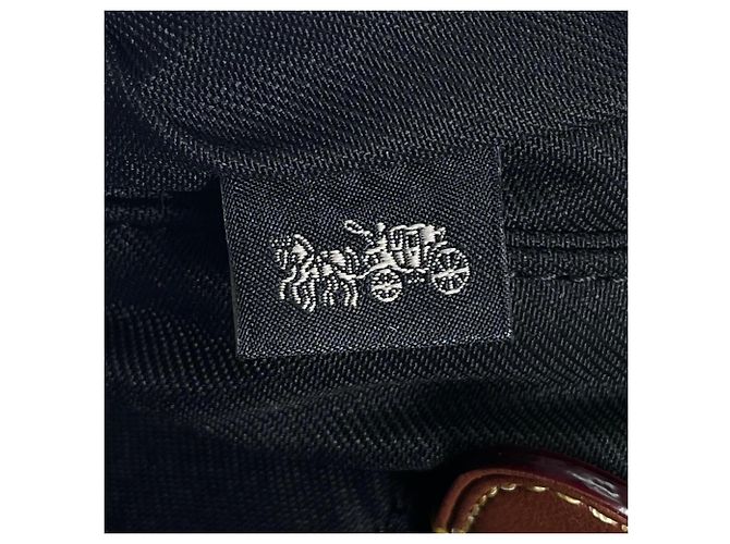 Coach CU072 LGUE Flap Backpack Black - view 12