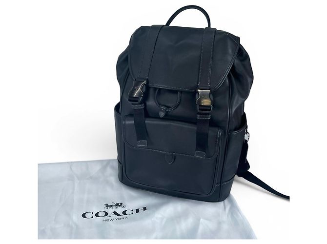 Coach CU072 LGUE Flap Backpack Black - view 2