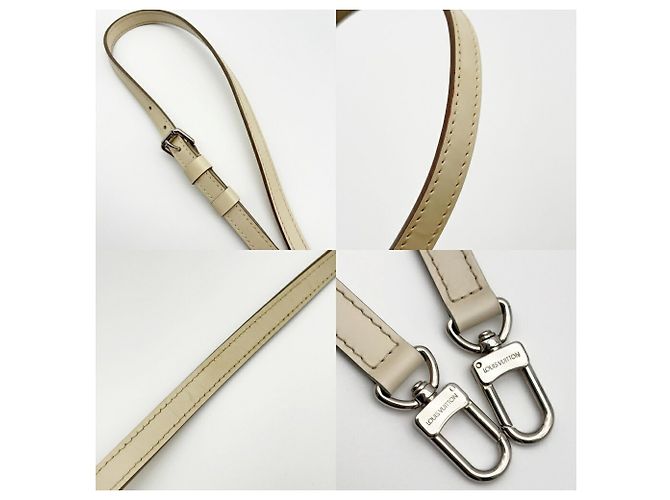 Borsa a tracolla Louis Vuitton in pelle Epi Bianco sporco - vista 10