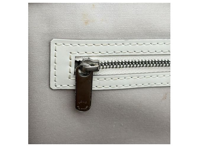 Borsa a tracolla Louis Vuitton in pelle Epi Bianco sporco - vista 19